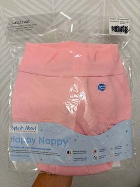 Splash About Happy Nappy Reusable Swim Diaper Almond Blossom 4XL 4-5 Years